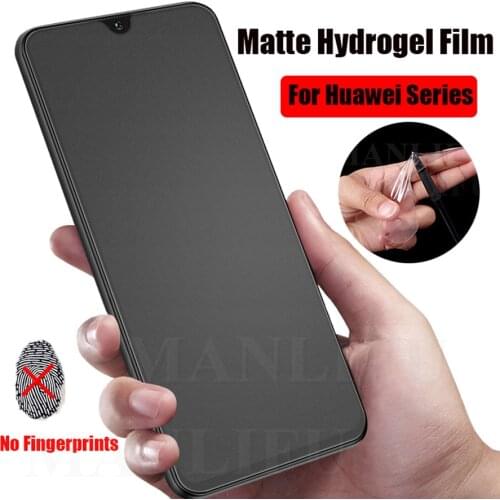 3PCS Matte Hydrogel Film on the TPU Screen Protector For Huawei P30 P40 Pro P20 Lite P Smart 2019 Mate 20 30 40 10 Pro Honor 20