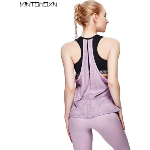 Women Gym Sports Tank + Bra T Shirt Yoga Workout Vest Fitness Training Exercise Running Clothing Sportswear Hiking Tee Tops 065x