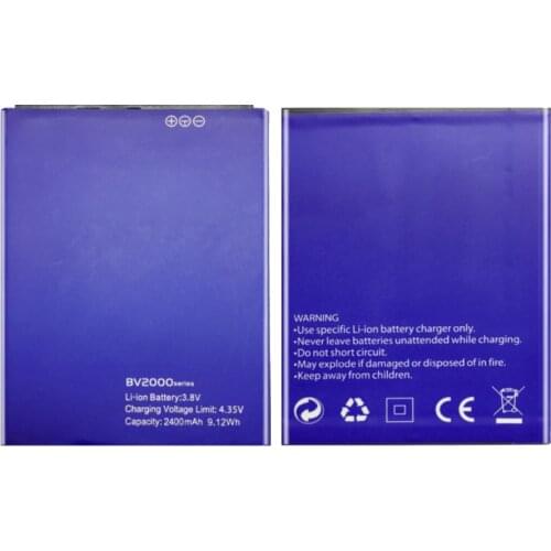 Mobile Phone Battery For Blackview BV2000 BV2000S 2400mAh with Track Code