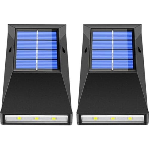 Powerful LED Solar Light Outdoor Waterproof Solar Powered Lamps Wall Lamps 6LED Street Lighting Lamp Garden Decoration