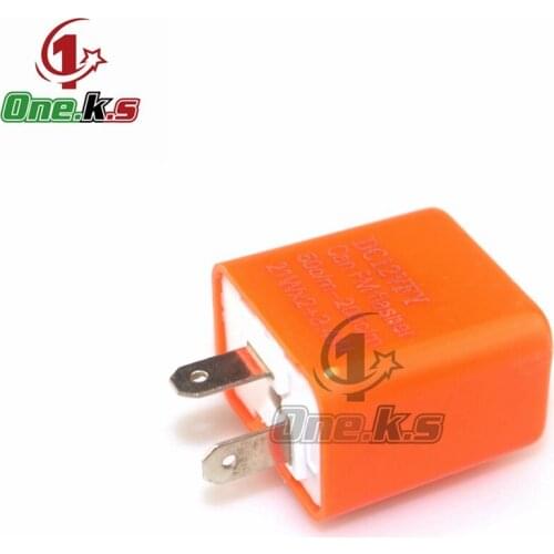 Motorbike Accessories 2 Pin LED Flasher Relay 12V Adjustable Frequency of Turn Signals Blinker Indicator Relays