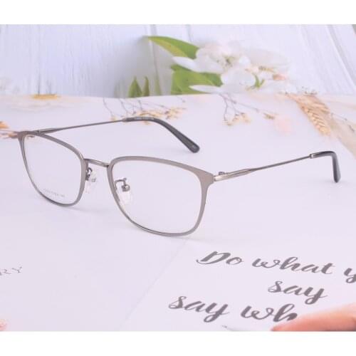 Simple and classic Women Glasses Frame Men Eyeglasses vintage full rim Silicone stipule wire temples super light for myopia lens