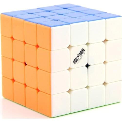 Qiyi MFG Thunder 4x4 Speed Magic Cube Puzzle Contest Twist Brain Teaser 62mm Stickerless Ultra-Smooth Professional Multi-Color