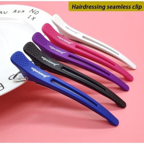 6pcs/set of heat-proof fixed hair styling tools, anti-static carbon hair clip, salon hair clip, hair clip, haircut tool