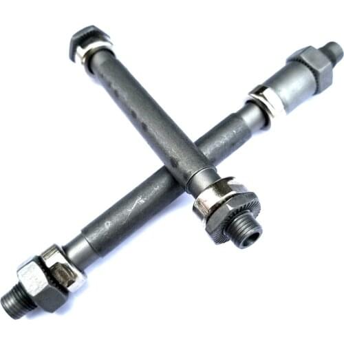 Bicycle Wheel Hub Axle Front Rear Bearing Solid Shaft Bicycle Front/rear Axle Lever 108/145mm Bike Repair Tool Accessories