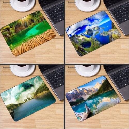 Mairuige Vintage Cool River Landscape Laptop Computer Mousepad Size For 180x220x2mm And 250x290x2mm Rubber Mousemats
