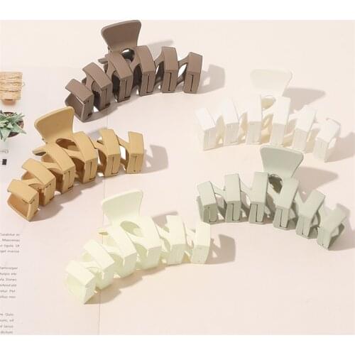 Vintage Hair Clips for Women Claw Clip Elegant Colorful Solid Color Hair Claw Clip Girls Clip Hair Barrettes Hair Accessories