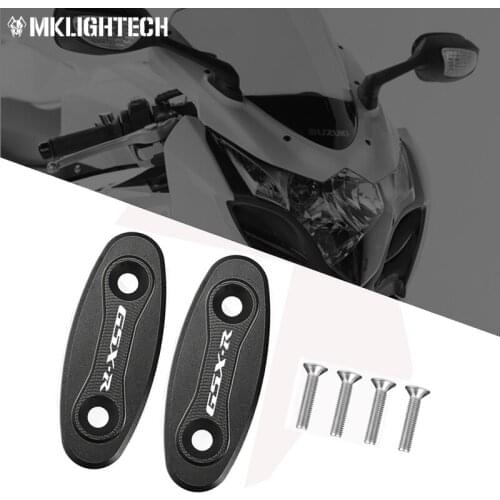 MKLIGHTECH Mirror Hole Cover Decorative Cap Mirror Driven Eliminators For SUZUKI GSXR600 GSXR750 GSXR1000 GSX-R 600 750 1000