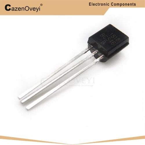 100pcs/lot BC546B BC546-B BC546 TO-92 NPN 65V 0.1A Transistor In Stock