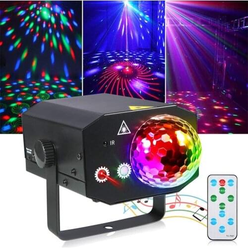 16 in 1 Pattern 10W Laser Projector Light Party Lights DJ Disco Stage Lights for Christmas Dancing Thanksgiving KTV Bar Birthday