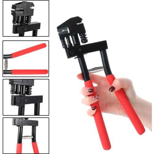 2 In 1 Panel Flanging Plier Crimp Tool Pliers Panel Flanging Plier Crimp Tool 5mm Hole Punch Tool for Sheet
