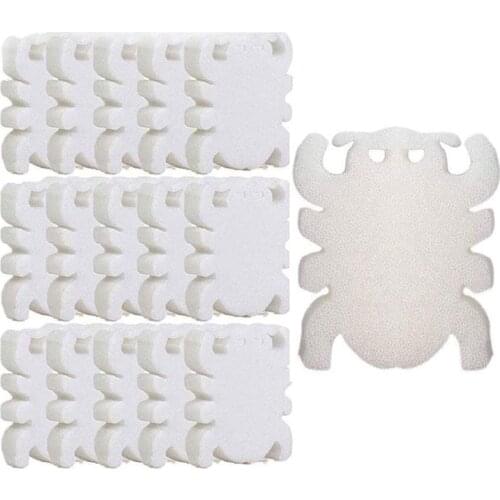 50Pcs Pool Filter Oil Absorbing Scum Sponge for Hot Tub Spa Cleaning Foam Sponge Spider Shape Absorb Sludge Dirt Scum CNIM Hot