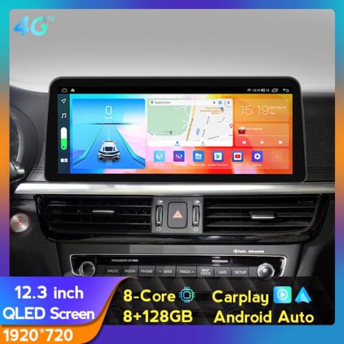 12.3 Inch 6+128G Android 10 For KIA Optima K5 2016-2019 Car Radio Stereo Multimedia Player GPS Navigation Carplay IPS Head Unit