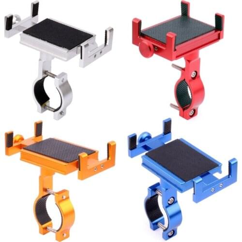 360° Rotation Mobile Phone Holder,Motorcycle Bike Bracket,Bicycle Navigation GPS Clip Handlebar Clamp with Anti-slip wholesales