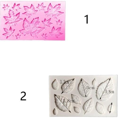 Sugarcraft 1 piece Leaf Silicone mold Fondant Mold Cake Decorating Tools Chocolate Mold Baking Mold