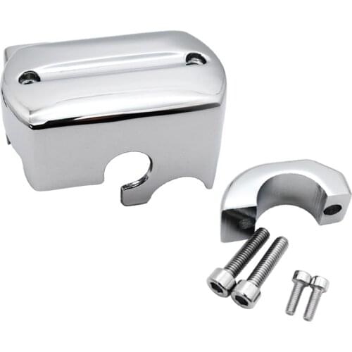 Chrome Brake Master Cylinder Cover For Yamaha V-Star VSTAR XVS 650 1100 1999 2000 2001 2002 2003 2004 2005 2006 2007 Reservoir