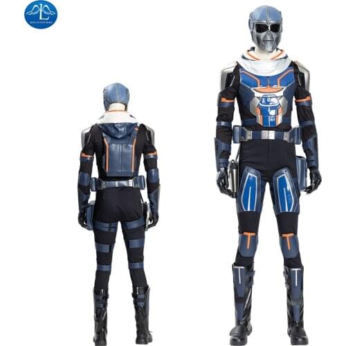 Superhero Black Taskmaster Widow Cosplay Costume Men Halloween Outfit Leather Battle Suit Uniform Custom Made