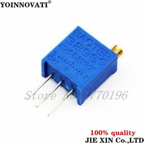 10pcs/lot 3296W-1-103LF 3296W 103 10Kohm Top regulation Multiturn Trimmer Potentiometer High Precision Variable Resistor