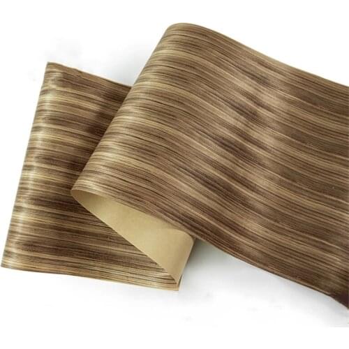Natural Genuine Zebrawood Veneer Slice for Furniture about 60cm x 2.5 Meters 0.25mm Q/C