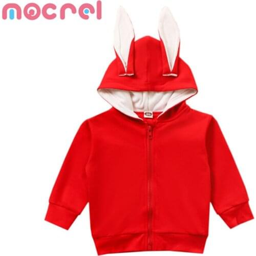 New Winter Childrens Coat Childrens Clothing Baby Hooded Zipper Red Blouse Outerwear & Coats Toddler Boy Clothes
