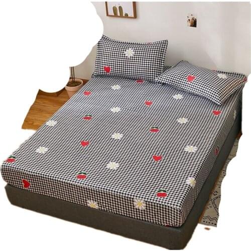 Fitted Sheet Print Mod Bed Cover Protect For King/Queen Size 1.5/1.8M Home Bed Bedding Cover Bed Fashion Bedspread Set