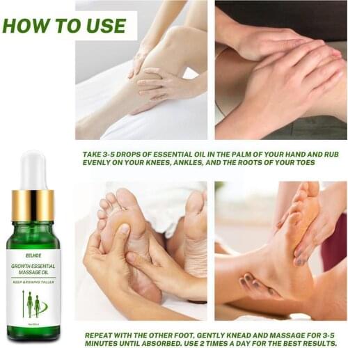Herbal Health Essential Oil Conditioning Body Grow Foot Promot Height Growth Care Soothing Bone Essential Health Oil G3F3