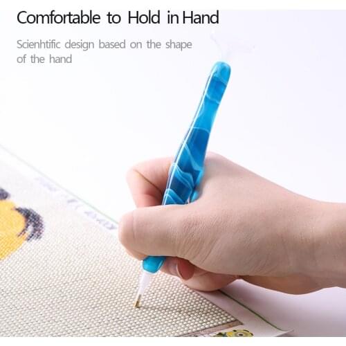 1pcs Cross Stitch Embroidery Pen Crystal Diamond Painting Embroidery Tool Resin Nail Art Multifunctional Crafts 8pen12