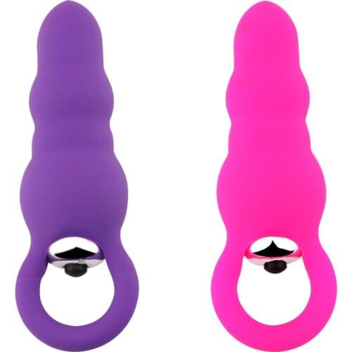 Silicone Vibrator Anal Plug Female Vibrator Fun Vibrating Egg Mini AV Stick Vibrator Dildo Male Female Sex Toy Store