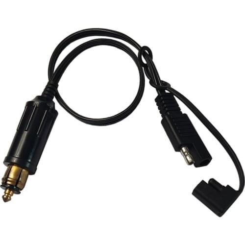 JKM SAE To Motorcycle Cigarette Lighter Battery Adapter Connector 0.4m Flame Cable Retardant Wire For BMW Autocycle