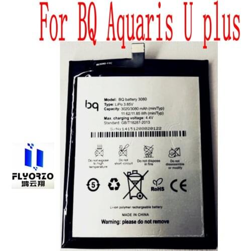 High Quality 3080mAh BQ battery 3080 Battery For BQ Aquaris U plus Mobile Phone
