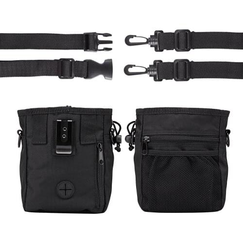 Pet Dog Training Treat Snack Bait Portable Pet Feed Pocket Pouch Waist Back Outdoor Pouch Food Bag Dogs Snack Bag Pack