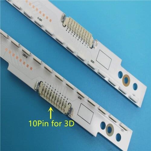 New 2 PCS/set 60LED 572mm LED Backlight strip For Samsung UA46ES5500R SLED 2012SVS46 7032NNB LEFT60 RIGHT60 3D