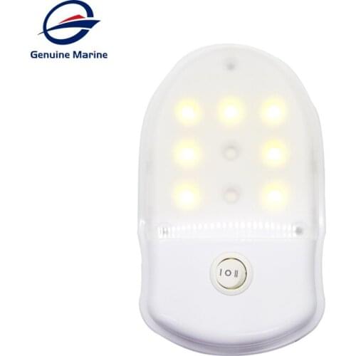 Square Surface Mount Interior 12V LED Boat Marine Caravan RV Ceiling Light For Car With Switch