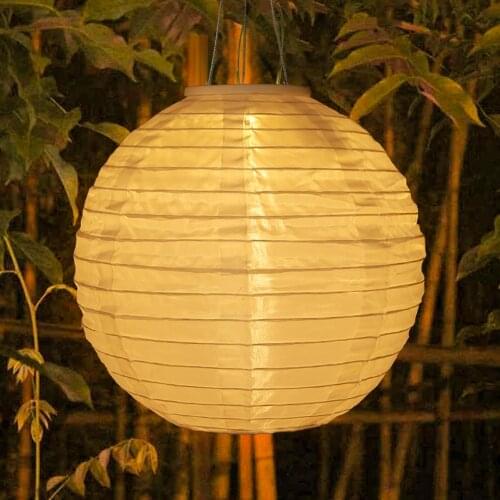 2pcs Solar White Lantern Outdoor Garden Decorative Lamp Waterproof Warm White Light Lantern Yard Decoration for Wedding Party