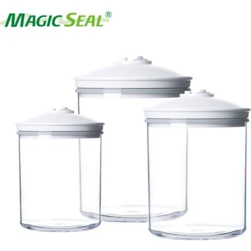 MAGIC SEAL Vacuum Food Sealer Machine Accessories Container Vacuum Packaging Tank Kitchen Food Preservation Box Storage Box