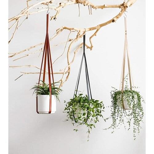 Garden Plant Hanger Flower Pot Indoor Wall Home Hanging Basket Balcony Decor Macrame Plant Hanger Garden Decor Supplies