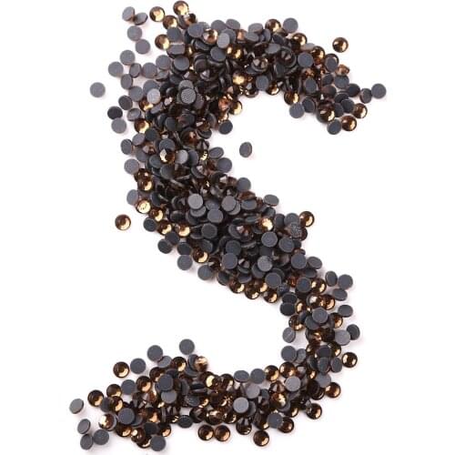 All Size! LT.COLORADO TOPAZ DMC Hotfix Rhinestone SS6 SS10 SS16 SS20 SS30 Glass Crystals Stones Hot Fix Iron-On FlatBack