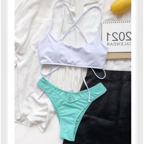 Mini Bikini Swimwear 2021 Swimsuit Women Bathing Suit Biquini Brasileiro Swimming Suit for Women Maillot De Bain Femme Monokini