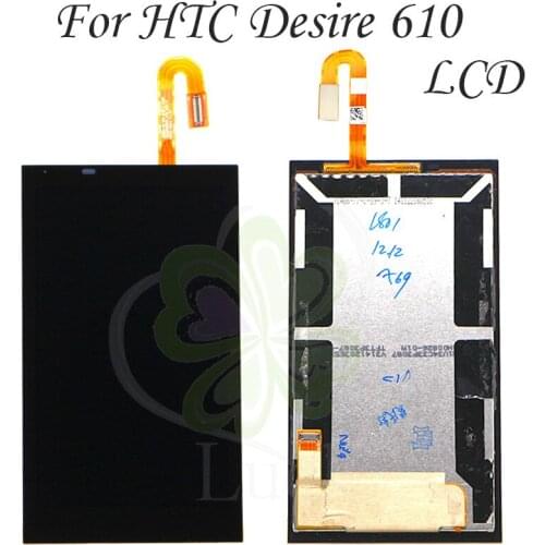For HTC Desire 610 D610n LCD Display Panel Monitor Module + Touch Screen Digitizer Sensor Glass Assembly replacment for htc 610