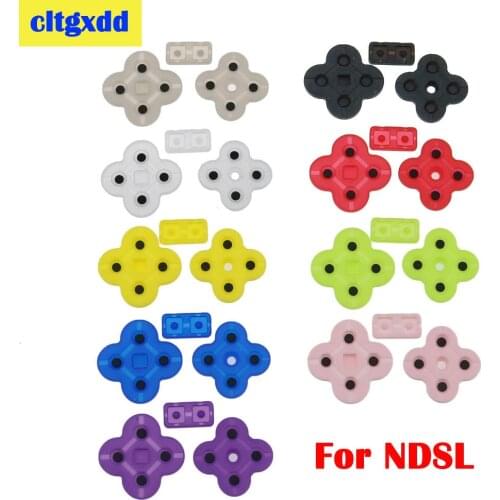1Set Conducting Rubber Silicone D-pad Pad L R Left Right Keypad For Nintendo DS Lite NDSL Controller Button Pad Set Replacement