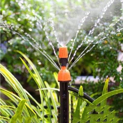 10X Irrigation Mist And Drip Sprinkler Drippers Adjustable Plant Garden Watering Kit Gardening Drip Watering Irrigation Sprayer