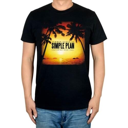 13 Styles Harajuku Simple plan Punk Rock Band Black T shirt fitness 100%Cotton POP Metal print Tshirt skateboard tee Streetwear