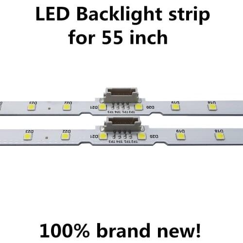 2pcs/lot UE55NU7100 LED Backlight strip for UE55NU7300 BN96-46033A 45913A BN61-15485A AOT_55_NU7300_NU7100 LM41-00566A 00613A