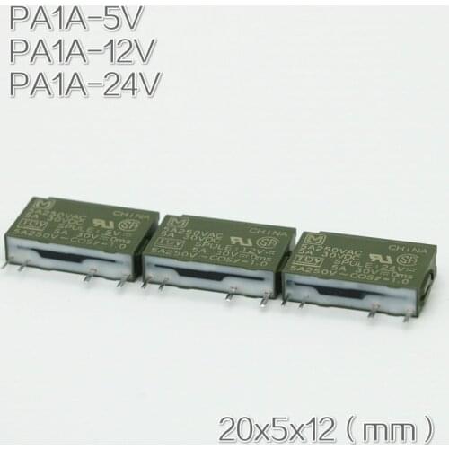 5pcs NEW Relay Pa1a-5v Pa1a-12v Pa1a-24v Apa3319 Apa3311 Apa3312