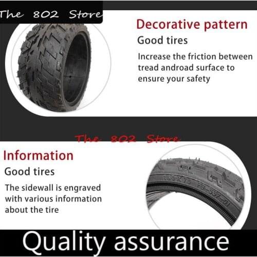 180x70 tubeless tire non inflatable solid tyre fits electric scooter car motorcycle part without inner tube