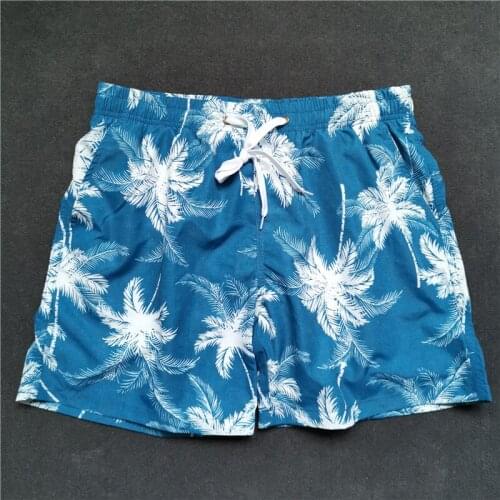 Quick dry mens brand print beach pants mens casual shorts swim trunks run surf gym mens plus size swimsuits sexy swimwear