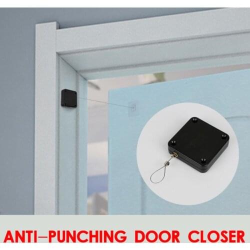 Door Closers Punch-free Automatic Sensors Doors Closers Multi-function With Spring Universal Automatic Finishers Sliding Gate