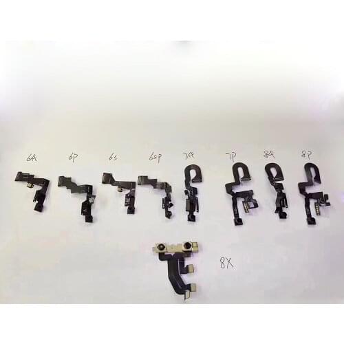 For iPhone 5G 5S 6G 6S 7G 8 plus X XR XS max 11 pro max Front Camera Module Flex Ribbon Cable Replacement Part