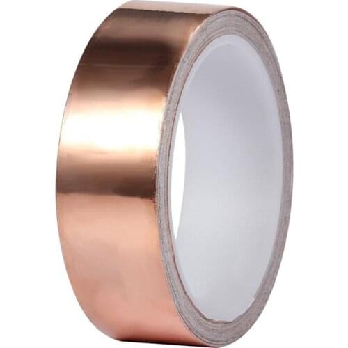 30mm x10M Copper Foil Tape Adhesive EMI Shielding Guitar Slug Snail Barrier Tool
