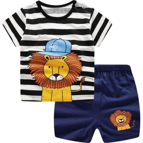 Boys Summer Sets Boys Boy Clothing Cotton Children Clothes Shirt + Pants Set Suit Toddler Boys Clothing Set Kids Clothes Girls